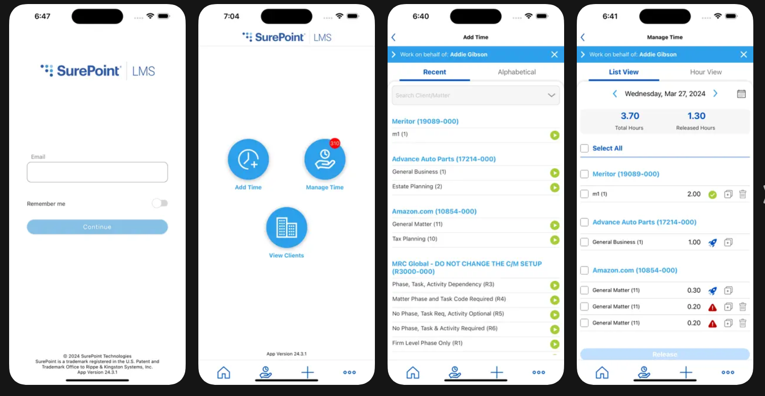 SurePoint Mobile screenshot 1